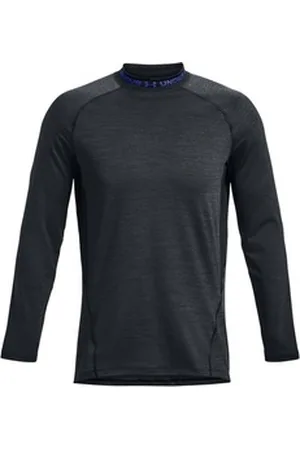 Under Armour ® Funktionsshirt UA CG ARMOUR TWIST MOCK BLACK/HYPER BLUE-NEPTUNE GREEN XXL