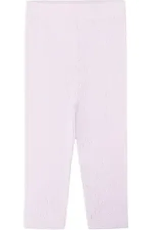 Hust & Claire Leggings Lisa (1-tlg) mit einem zarten Lochmuster lila 104