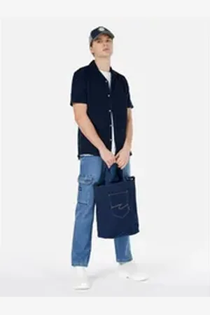 Colins Stretch-Jeans Cargo Fit Herrenjeans mit mittlerer Taille und geradem Bein blau 34-30