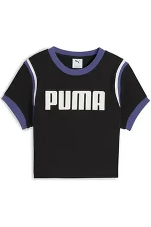 PUMA T-Shirt FUTURE..ARCHIVE Kurzes figurbetontes T-Shirt Damen schwarz XS