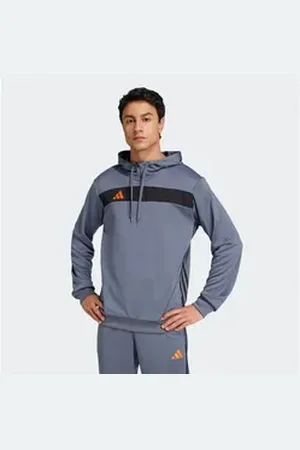 adidas Performance Kapuzensweatshirt TIRO ES SW HD grau|orange XL