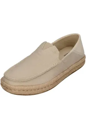 TOMS ALONSO LOAFER ROPE Espadrille Fog Heritage Canvas Suede beige 46 EU