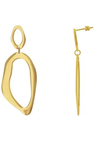 Heideman Paar Ohrstecker Varro goldfarben (Ohrringe, inkl. Geschenkverpackung), Ohrhänger Frauen goldfarben
