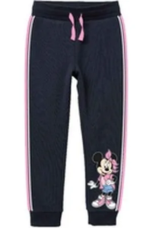 Disney Jogginghose Jogginghose Minnie Maus, blau mit rosa Streifen, Größen 104 bis 134 blau 122