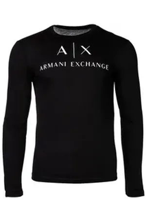 Giorgio Armani ARMANI EXCHANGE T-Shirt Herren T-Shirt 1er Pack Baumwolle (Packung, 1er Pack) schwarz L
