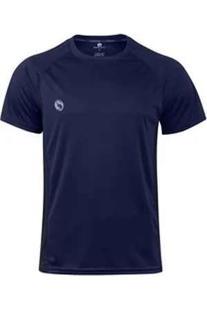 STARK SOUL ® Funktionsshirt Sportshirt, Fitness T-Shirt "Reflect", Kurzarm Funktionsshirt mit seitlichen Mesh-Einsätzen blau L