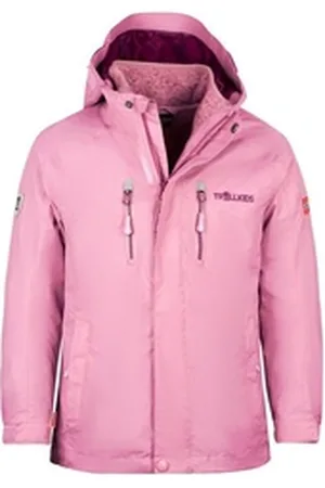 TROLLKIDS 3-in-1-Funktionsjacke Lofoten lila 152