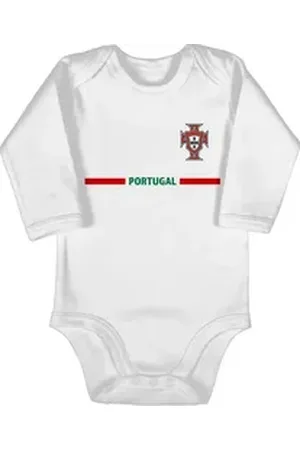 Shirtracer Shirtbody Portugal Trikot Wappen, Portugiesisches Fan-Motiv 2026 Fussball WM Fanartikel Baby weiß 6/12 Monate