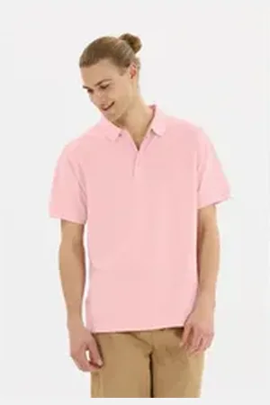 Cruz Langarm-Poloshirt Harrold im klassischen und vielseitigen Look rosa XL