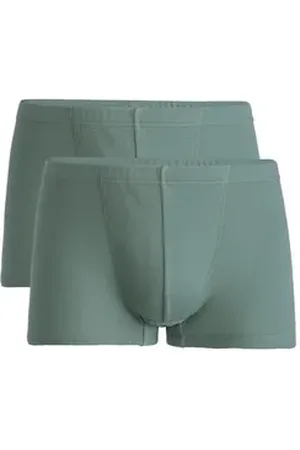 hessnatur Boxershorts PureDAILY im 2er Set aus reiner Bio-Baumwolle (2-St) grün 8 = 56