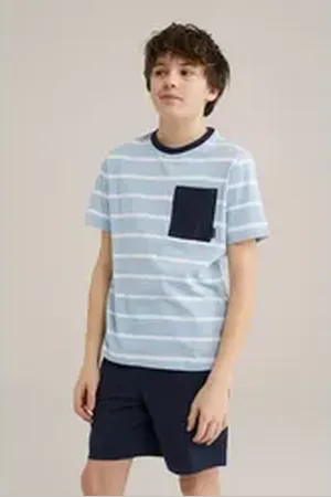 WE Fashion Pyjama blau 158/164