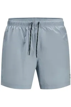 JACK & JONES Badeshorts Herren Badeshorts Polyester SWIM SHORTS grau L