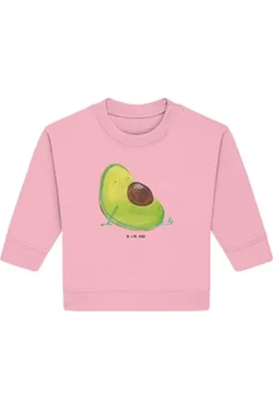 Mr. & Mrs. Panda Longpullover Avocado Schwangerschaft 12. - 18. Monat - Cotton Pink - Geschenk, Veg (1-tlg) rosa 12. - 18. Monat