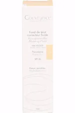 Avène Avene Gesichtsfluid Couvrance Korrigierendes Make-up Fluid Spar-Set, 1-tlg., Dermatologisches Make-up Fluid für empfindliche Haut beige