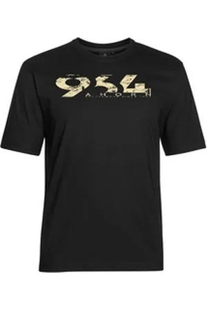 Ahorn T-Shirt 964_EGGSHELL mit modischem Print schwarz 5XL