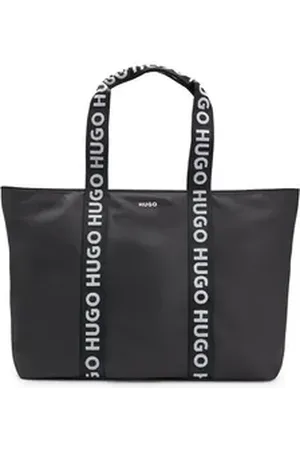 HUGO BOSS Shopper Bel Tote, Schultertasche, Einkaufstasche, Henkeltasche mit zwei Tragegriffen schwarz