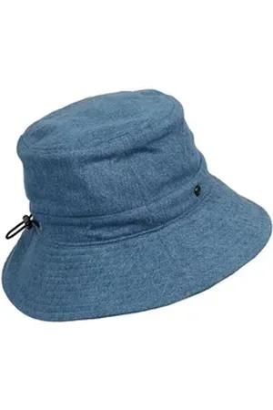 Loevenich Fischerhut Baumwolle Kopfbedeckung (1-St) blau