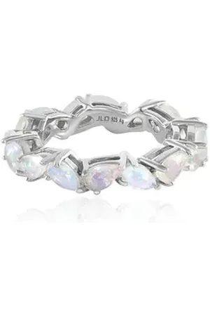 Cavill Silberring Schicker Welo Opal 925 Silber Ring, rhodiniert (1-tlg) beige|silberfarben 57