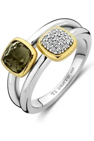 Ti Sento Milano Fingerring, Zirkonia gelb 58