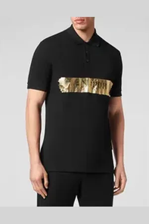 Philipp Plein Poloshirt Poloshirt schwarz XXL