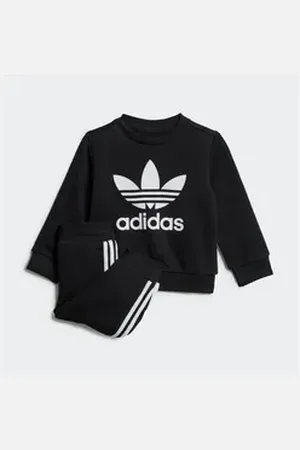 adidas Originals Jogginganzug CREW SET (2-tlg) schwarz 86