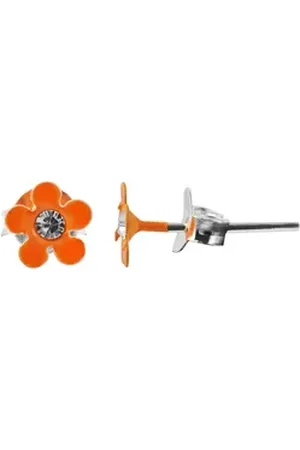 Akzent Ohrring-Set Florette 925/- Echt Silber Kinder Ohrstecker "Florette", Blume (Paar), Mädchen Ohrring silberfarben