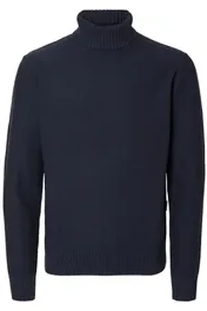 Only & Sons Rollkragenpullover - Strickpullover - Pullover - SLHAXEL LS KNIT ROLL NECK NOOS blau XXL