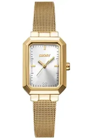 DKNY Quarzuhr Uptown Midi - Gold, (Set) goldfarben