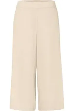 In Linea Schlupfhose Leinen-Culotte beige 42
