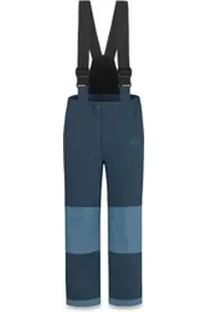 Normani Schneehose Kinder Winterhose Salcha Gefütterte Thermohose mit abnehmbaren Hosenträgern -Junge und Mädchen orange 170-176