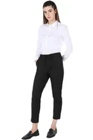 Colins Girlfriend-Jeans Damenhose mit niedriger Taille, normalem Schnitt und geradem Bein schwarz XS