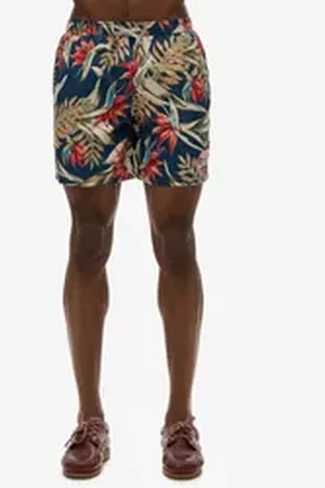 Superdry Badeshorts HAWAIIAN PRINT 17 SWIM SHORT blau XXL