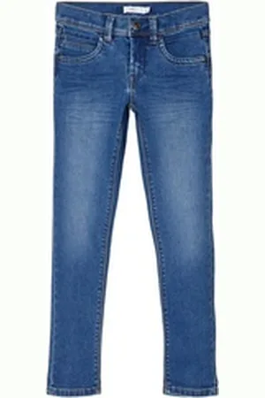 NAME IT Regular-fit-Jeans Slim Fit Denim Jeans NKMSILAS NKMSILAS XSLIM JEANS 2002-TX NOOS blau 134