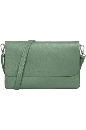 CASPAR Clutch Abendtasche Damen Leder Handtasche - CLASSIC LINE - Modell No.835, leicht, elegant & unempfindlich - 100% Echtleder - Handmade in Italy