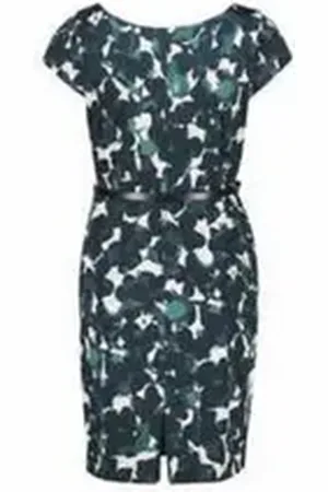 Betty & Co Betty Etuikleid Etuikleid für Damen in mehrfarbig kombi (1-tlg) 44