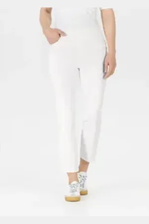 STEHMANN Stoffhose im Five-Pocket Style weiß 34