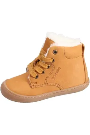 Däumling Unisex Kinder Lauflern Saski Lauflernschu Schnürstiefel braun 25,0