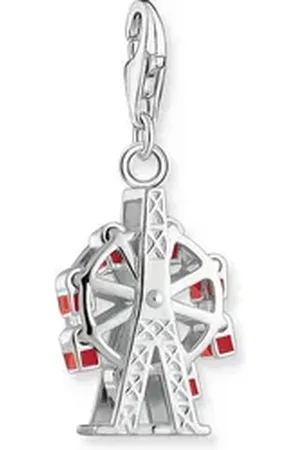 Thomas Sabo Kettenanhänger Damen-Charm 925er Silber rot