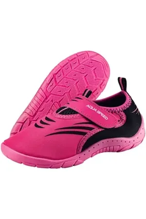 Aquaspeed Badeschuhe Kinder Gr. 30 – leicht & strapazierfähig Wasserschuh (Minimalistische Aquaschuhe – schnell an- & ausgezogen) Flexibler Sommerschuh – Unterstützt natürliche Fußbewegung 30