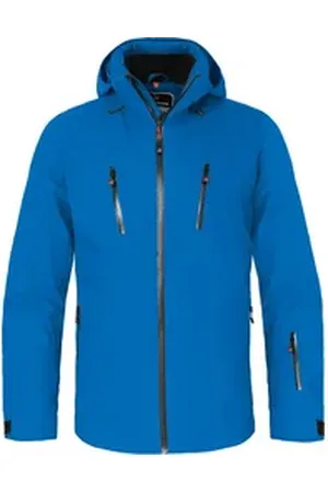 Bergson Skijacke RESO 2 Herren Skijacke & Winterjacke, wattiert 20000 mm Wassersäule, Normalg blau normal | 48