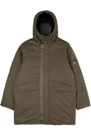 C.P. Company Sweatjacke Outerwear Mantel Jacke Winterjacken Polyester grün 54