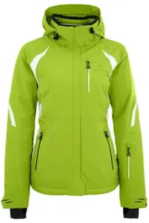 Bergson Skijacke SNOWTASTIC Damen Skijacke, wattiert, 20000mm Wassersäule, Normalgrößen, lime grün grün normal | 44