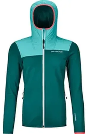 ORTOVOX Funktionsjacke FLEECE PLUS HOODY W PACIFIC GREEN L