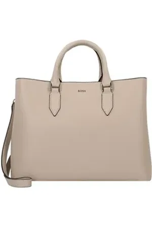 HUGO BOSS Shopper Alyce, Leder beige
