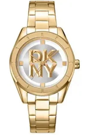 DKNY Quarzuhr Chambers Midi - Gold, (Set) goldfarben