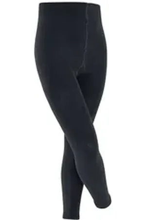 Falke Strickstrumpfleggings Family (1 St) mit nachhaltiger Baumwolle blau 98-104