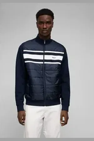 Daniel Hechter Outdoorjacke SWEAT ZIP JACKET (1-St) aus softer Modalmischung blau XXXL
