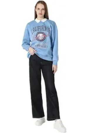 Colins Girlfriend-Jeans Berry Regular Fit, hohe Taille, weites Bein, schwarze Damen-Jeanshose schwarz 25-30