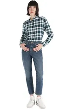 Colins Girlfriend-Jeans 891 Maya Slim Fit, normale Taille, schmal zulaufendes Bein, blaue Dame 26-28