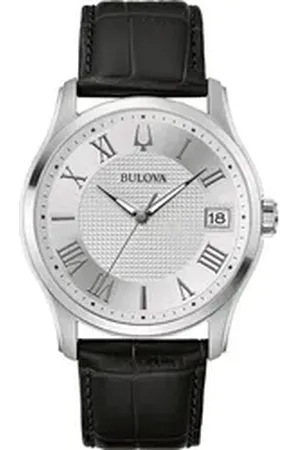 BULOVA Quarzuhr Classic Herrenarmbanduhr silberfarben